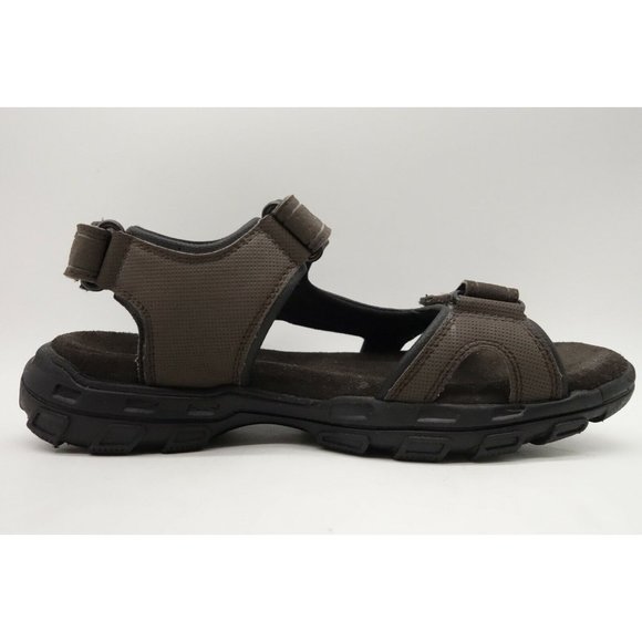 Skechers Relaxed Fit Brown Casual Adjustable Slip On Sandals Shoes Men\'s 10 main image 4